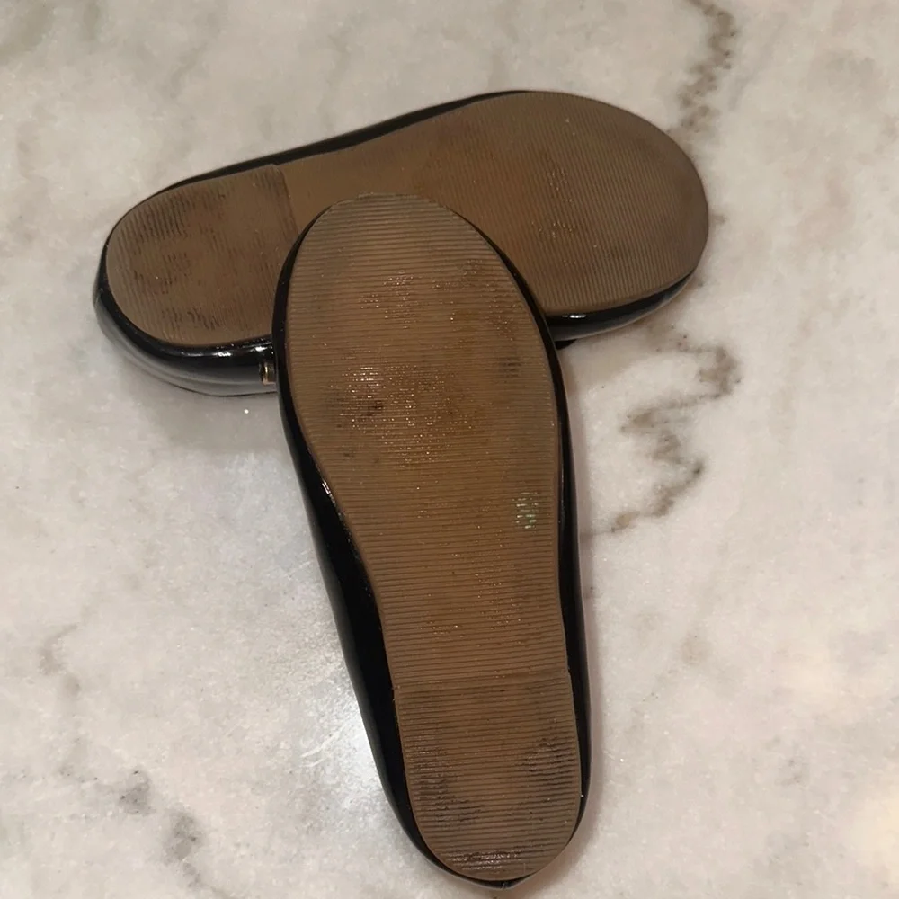 Feliz and flora Elegant Black Dress girl Shoes with Bow‎ Detail size 9